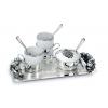 Chinelli Set argintat cafea espresso