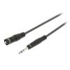 Sweex Cablu audio stereo XLR 3 Pini tata - Jack 6.35mm tata 3m gri