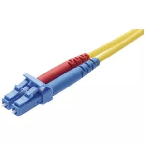 Reichle De-Massari Duplex MultiMode Fibre Optic Patch Cable OS2 LC-LC 5m yellow