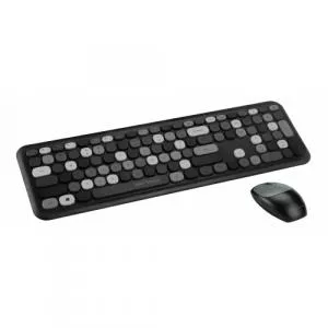 Serioux Kit wireless Colourful tastatura + mouse, negru (SRX9920BK)
