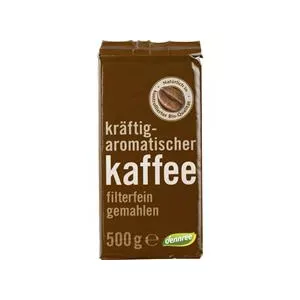 dennree Cafea Prajita Macinata Bio 500 grame