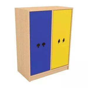 Moje Bambino Set 2 usi pentru vestiarul Rainbow cu modele