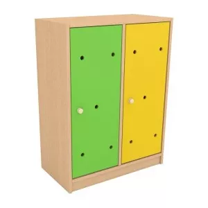 Moje Bambino Set 2 usi pentru vestiarul Rainbow