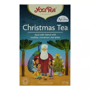 Yogitea Christmas Tea, ceai ayurvedic pentru Craciun cu rooibos, scortisoara si anason, bio, 37,4 g