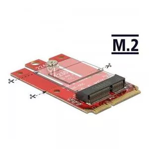 Delock Adapter Mini PCIe > M.2 Key E slot 63909