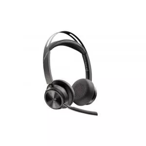 HP Poly Voyager Focus 2 Microsoft Teams Certified USB-C-C Headset +USB-C/A Adapter