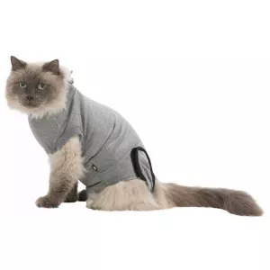 Trixie Tricou protectie corp, S–M, 32-36 cm gri 19528
