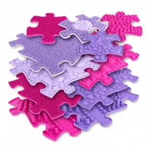 Muffik Covoras ortopedic senzorial puzzle Set fetite