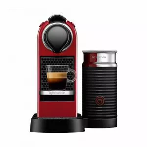 Nespresso CitiZ&Milk C123 Rosu Visiniu + 70 capsule cafea