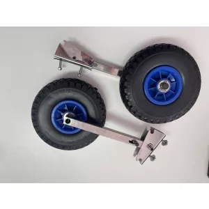 KOLIBRI Roti transport barca gonflabila din inox si silicon cu sistem rabatabil si detasabil