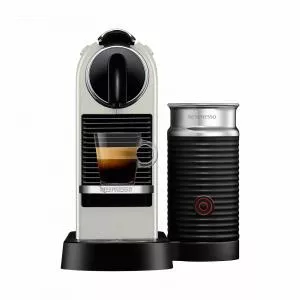 Nespresso CitiZ&Milk D123 Alb + 70 capsule cafea