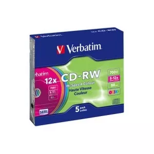 Verbatim CD-RW 12X carcase slim VER43167