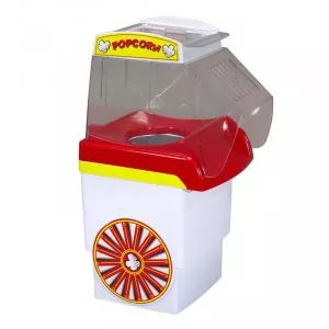 General Aparat pentru popcorn, 1200 W, 0.27 l, Alb/Rosu