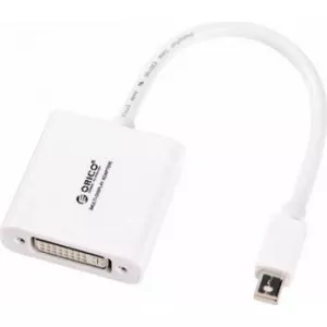 Orico Adaptor 1x miniDisplayPort Male - 1x DVI-D Female, alb