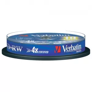 Verbatim DVD+RW 4x, 4.7GB, bulk (43488)