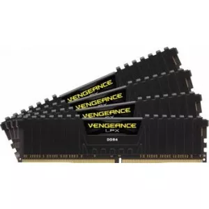Corsair Vengeance LPX Black Heat 64GB kit 4x16GB DDR4 2400MHz cmk64gx4m4a2400c14