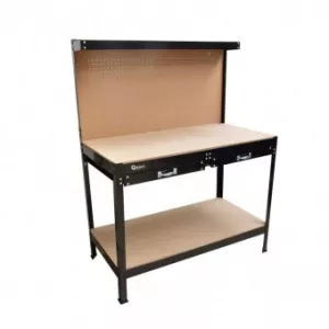 GeKo Banc de lucru , 2 sertare, 1200 x 600 x 9 mm, Otel