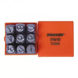 HARDEN Set de 9 Cifre pentru Marcare,   8 mm