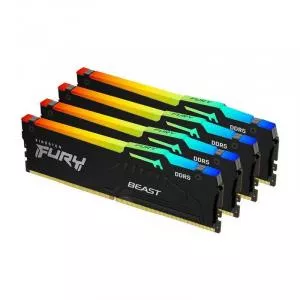 Kingston FURY Beast RGB 64GB DDR5 5600MHz CL40  KF556C40BBAK4-64