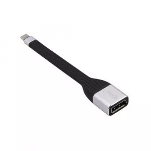 iTec i-tec USB-C Male - Display Port Female, Black-Silver