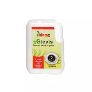 Adams Vision Stevis  indulcitor cu stevie  200 tablete