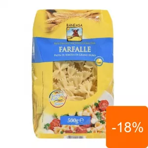 Baneasa Paste Farfalle Grau Dur 500 g