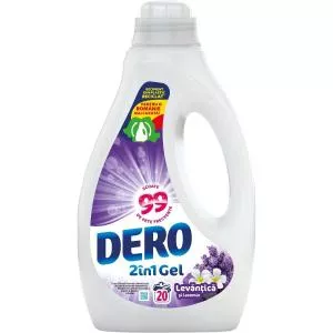 Dero Detergent Lichid 2in1 Gel Levantica 20 (1L)