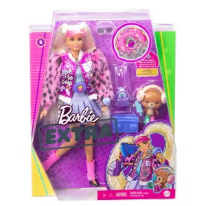 Mattel BARBIE Fashionistas BARBIE EXTRA STYLE BLONDA CU CODITE GYJ77