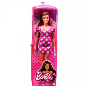 Mattel BARBIE Fashionistas BARBIE FASHIONISTA SATENA CU ROCHIE ROZ CU BULINE