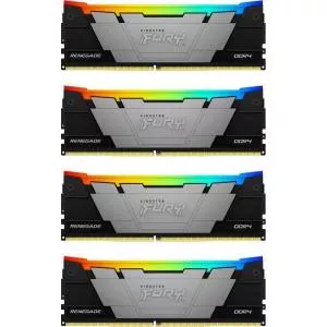 Kingston 32GB 3200MT/s DDR4 CL16 DIMM (Kit of 4) FURY Renegade RGB KF432C16RB2AK4/32