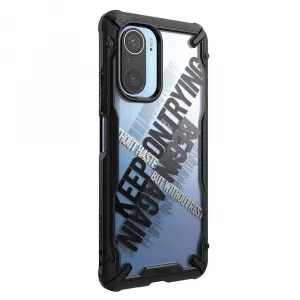 Ringke Carcasa Fusion X Design compatibila cu Xiaomi Poco F3/Mi 11i Black Cross