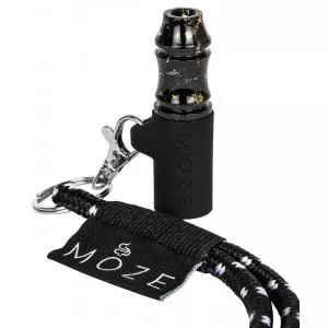 Moze Mustiuc personal narghilea, Gold Line - Black