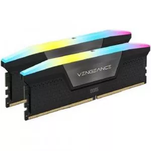 Corsair VENGEANCE® RGB 32GB (2x16GB) DDR5 DRAM 7200MHz C34 Memory Kit — Black CMH32GX5M2X7200C34