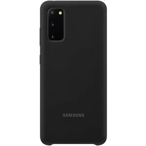 Samsung Protectie Spate Silicon EF-PG980TBEGEU pentru Galaxy S20 (Negru)