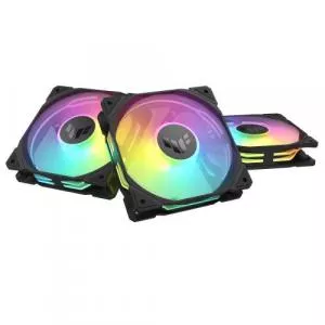 Asus TUF Gaming TR120 aRGB Reverse 120mm Black Three Fan Pack
