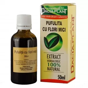 Dacia Plant Tinctura de Pufulita cu flori mici (50 ml)