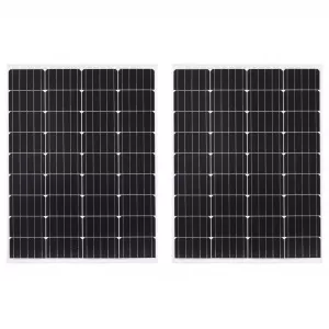 vidaXL Panouri solare, 2 buc., 100 W, aluminiu monocristalin & sticlă 145285