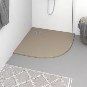 vidaXL Cădiță de duș, maro, 90x90 cm, SMC 148929
