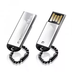 Silicon Power Touch 830 16GB USB 2.0 Silver SP016GBUF2830V1S