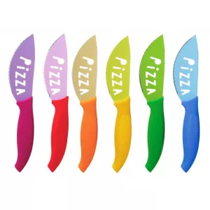 Excelsa Set 6 cutite pentru pizza Anna -, Multicolor