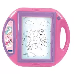 Lexibook Proiector de desen cu sabloane si stampile, Unicorn