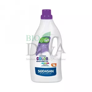 Sodasan Detergent lichid pentru rufe albe și colorate cu lavandă 15-l