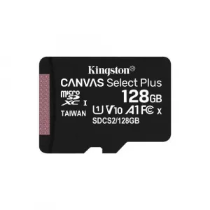 Kingston Canvas Select Plus microSDXC 128GB, Clasa 10  (SDCS2/128GBSP)