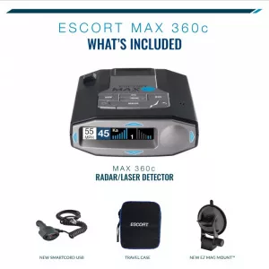 Escort Detector Radar MAX360c INTL