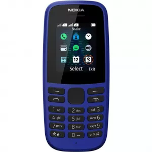 Nokia 105 (2019), Dual SIM, Albastru