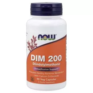 NOW DIM 200 Diindolilmetan, 90 capsule vegetale