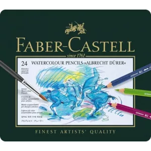 Faber-Castell Creioane colorate Acuarela A.Durer 24 culori/set FC117524