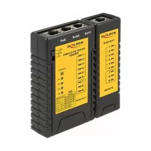 Delock Tester RJ45 / RJ12 / PoE 86107