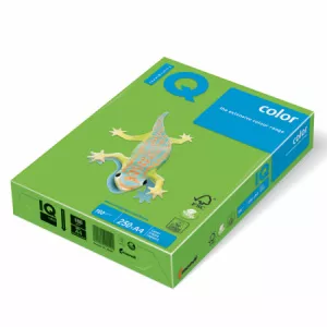 IQ Carton color A4 160 g/mp 250 coli/top verde intens
