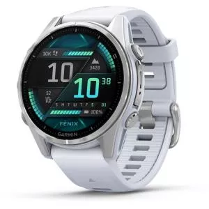 Garmin Fenix 8, 43mm Silver, Whitestone 